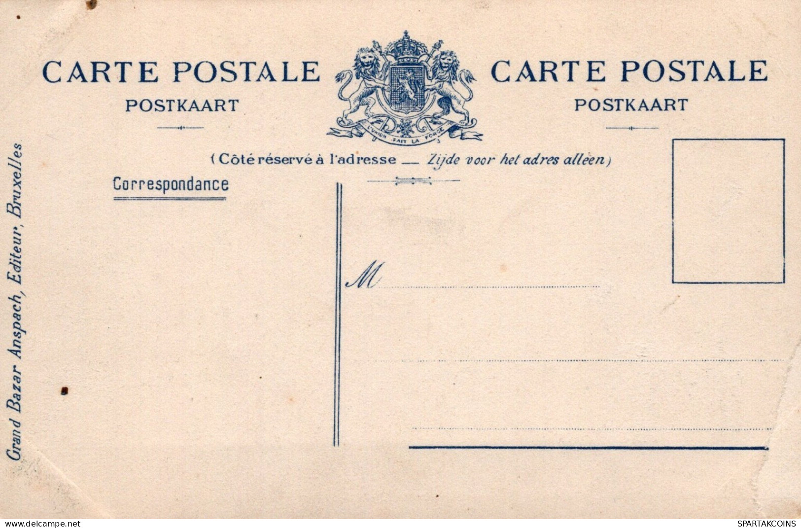 BÉLGICA BRUSELAS Postal CPA #PAD627.A - Bruselas (Ciudad)