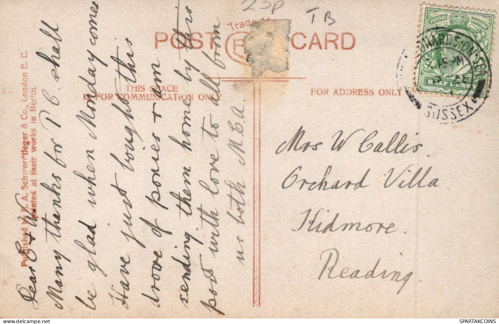 BURRO Animales Vintage Antiguo CPA Tarjeta Postal #PAA194.A - Esel