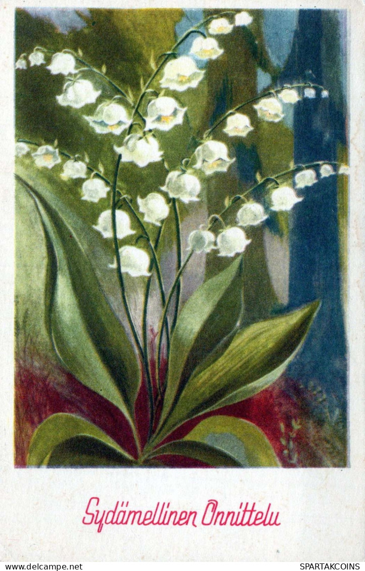 FLOWERS Vintage Postcard CPA #PKE726.A - Flowers