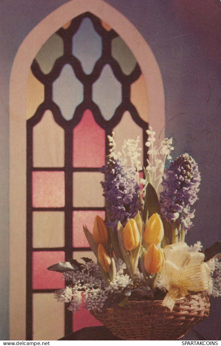 FIORI Vintage Cartolina CPA #PKE528.A - Flowers