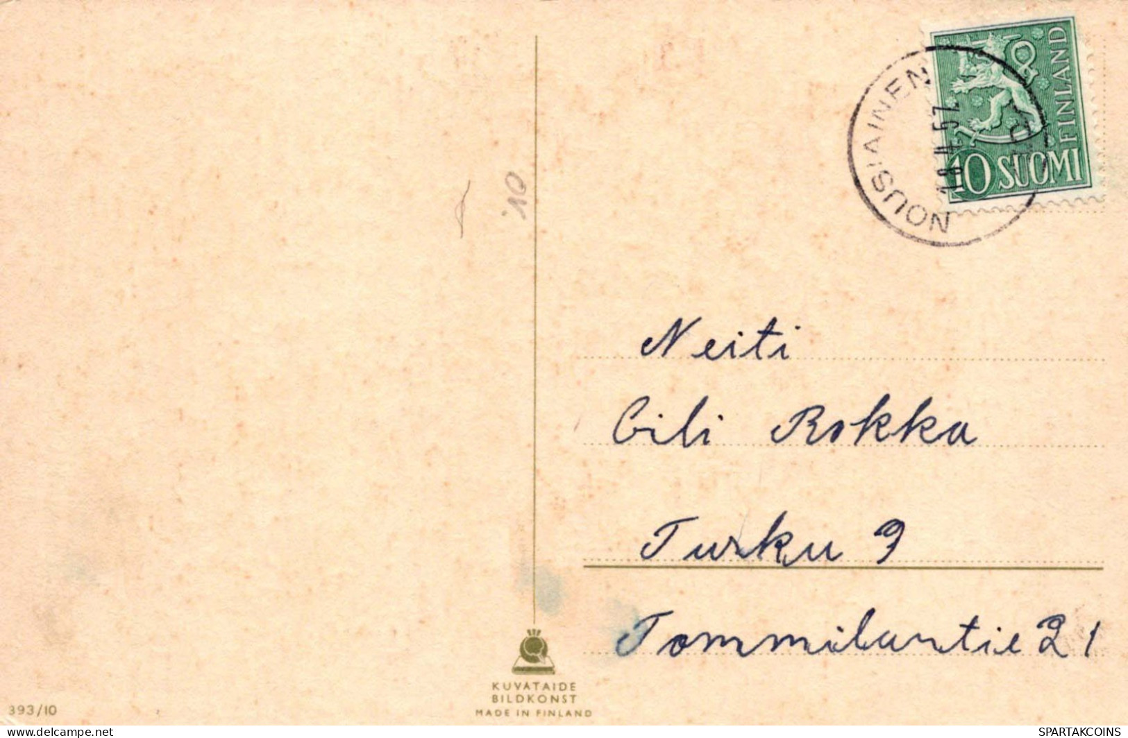 PASCUA POLLO HUEVO Vintage Tarjeta Postal CPA #PKE327.A - Easter