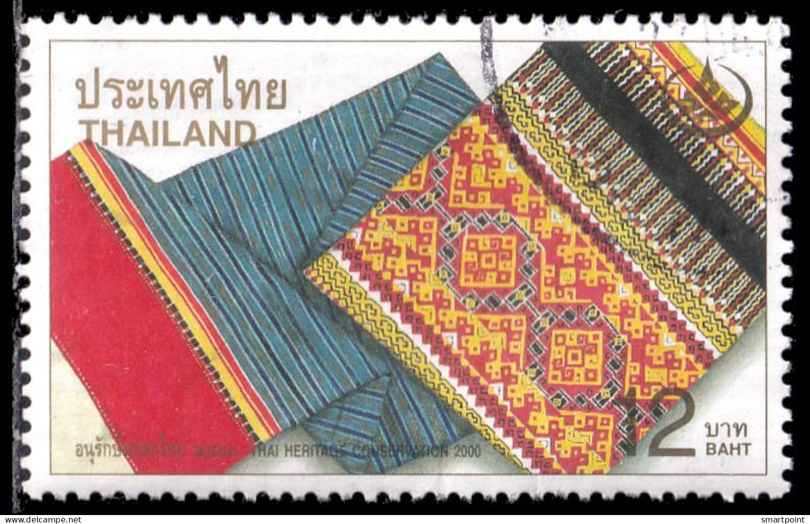 Thailand Stamp 2000 Thai Heritage Conservation (13th Series) 12 Baht - Used - Thaïlande