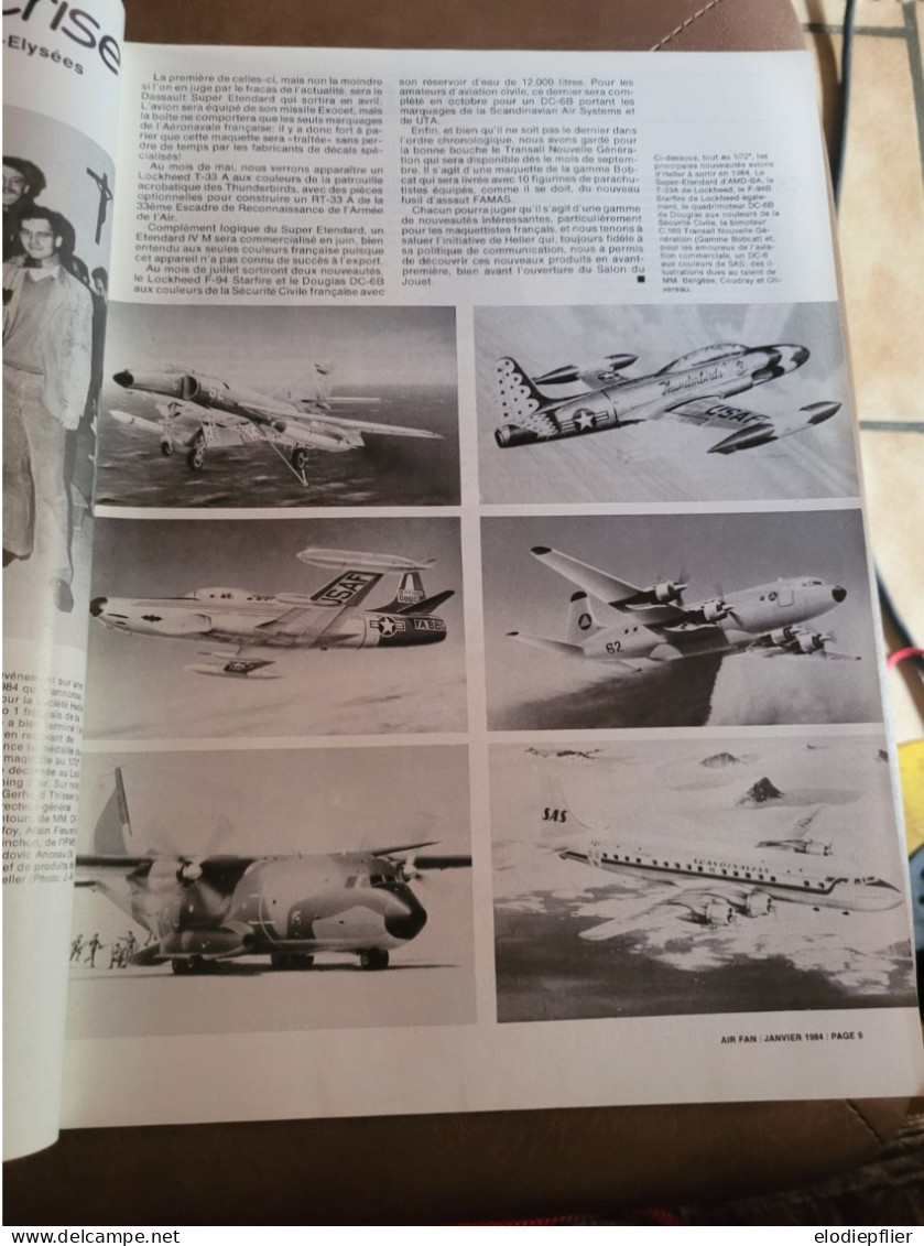Air Fan. N°63. Janvier 1984. Le Mensuel De L'aéronautique Militaire Internationale - Aviazione