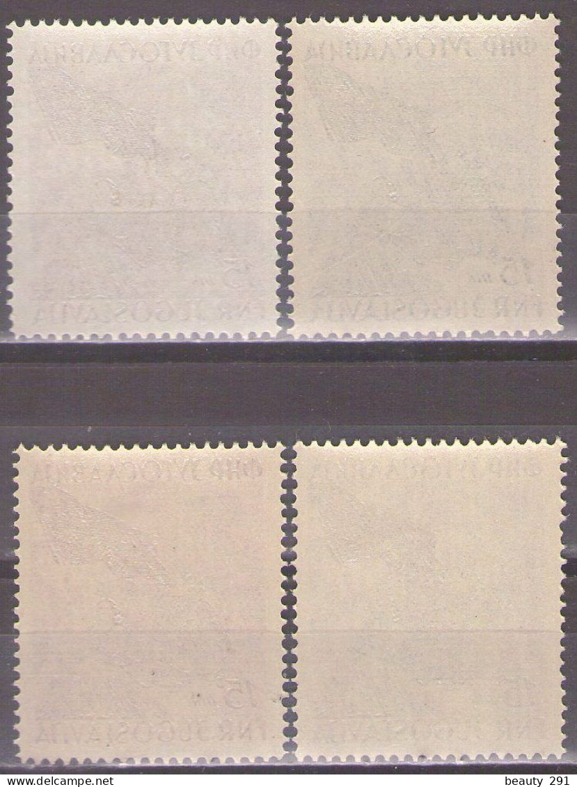 Yugoslavia 1952 - Communist Party Congress - Mi 708-711 - MNH**VF - Unused Stamps