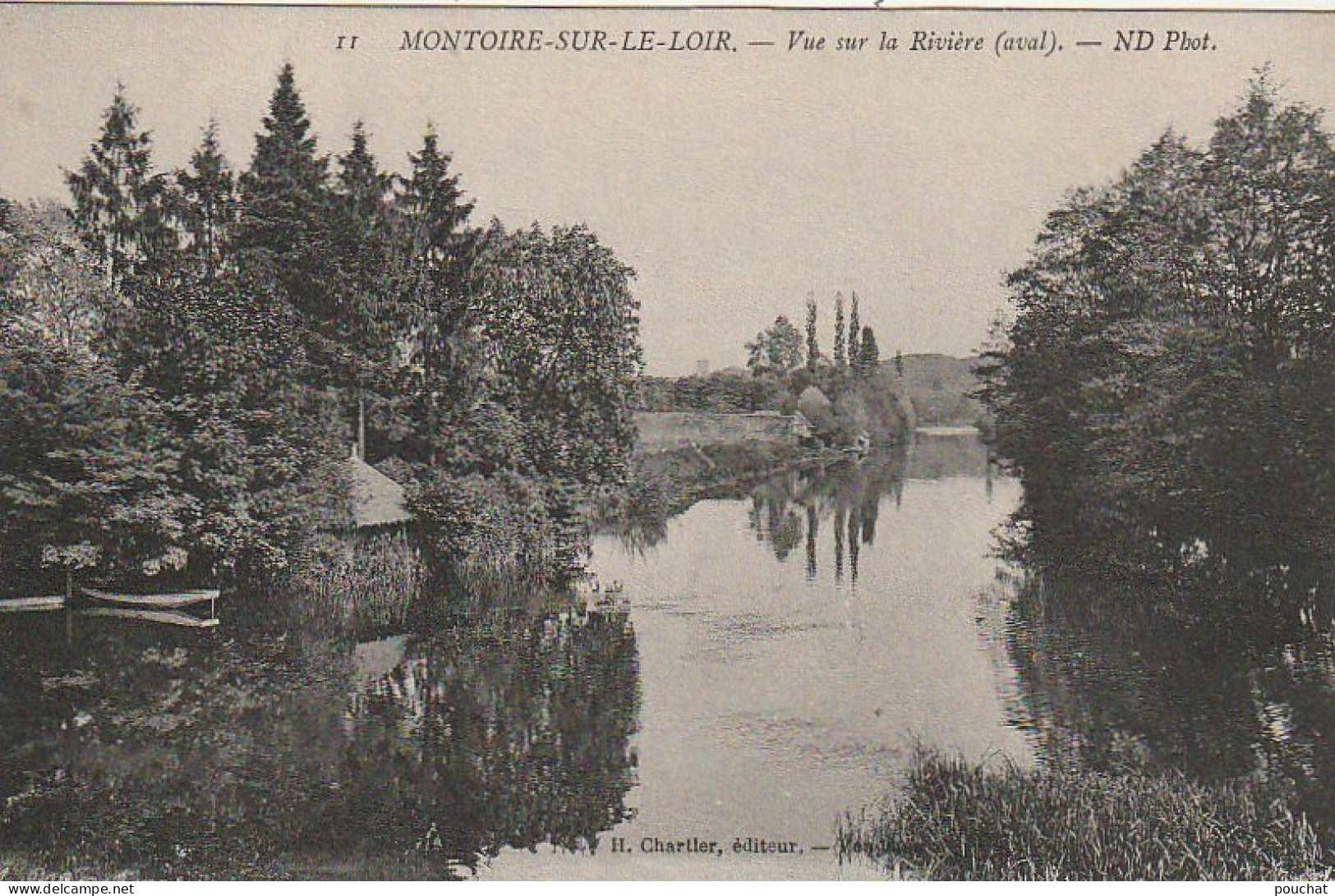 DE 25 -(41) MONTOIRE SUR LE LOIR  -  VUE SUR  LA RIVIERE ( AVAL ) -  2 SCANS - Montoire-sur-le-Loir