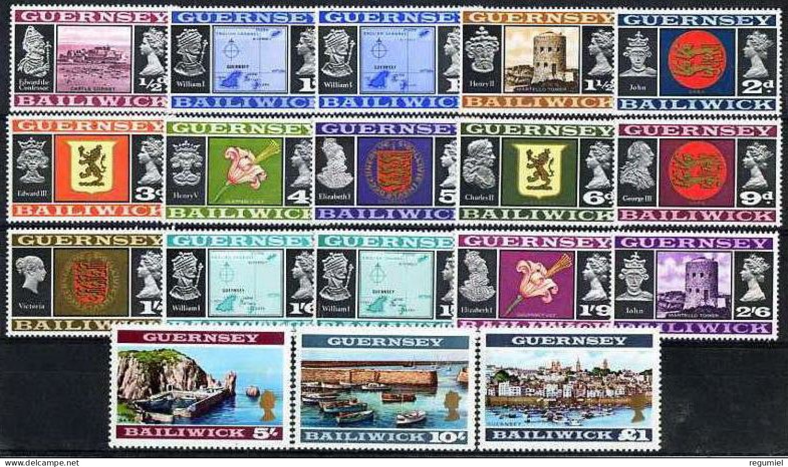 Guernsey   1/18 ** MNH. 1969 - Guernsey