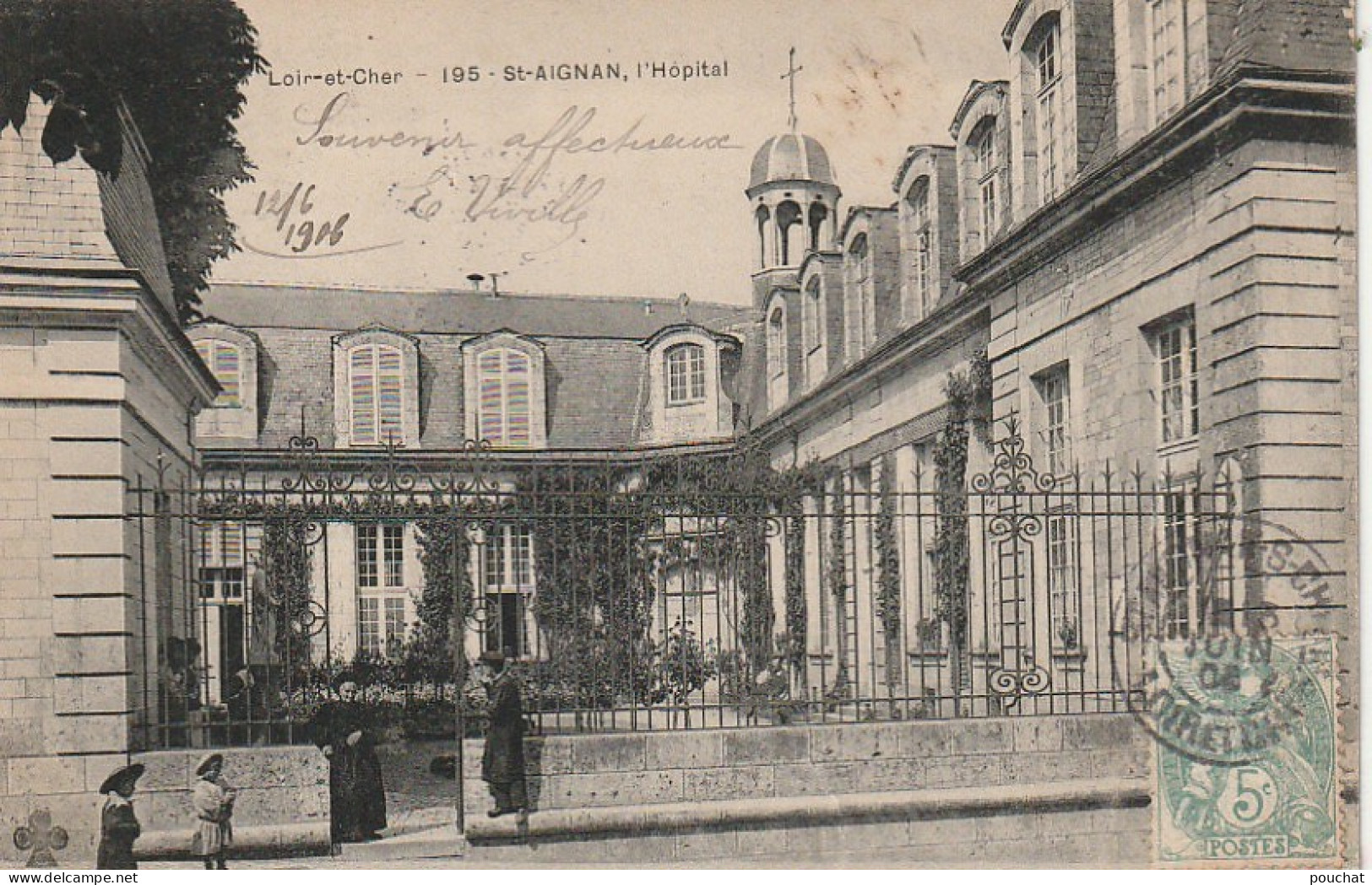 DE 26 -(41) ST AIGNAN  -  L ' HOPITAL - ANIMATION  -  2 SCANS - Saint Aignan