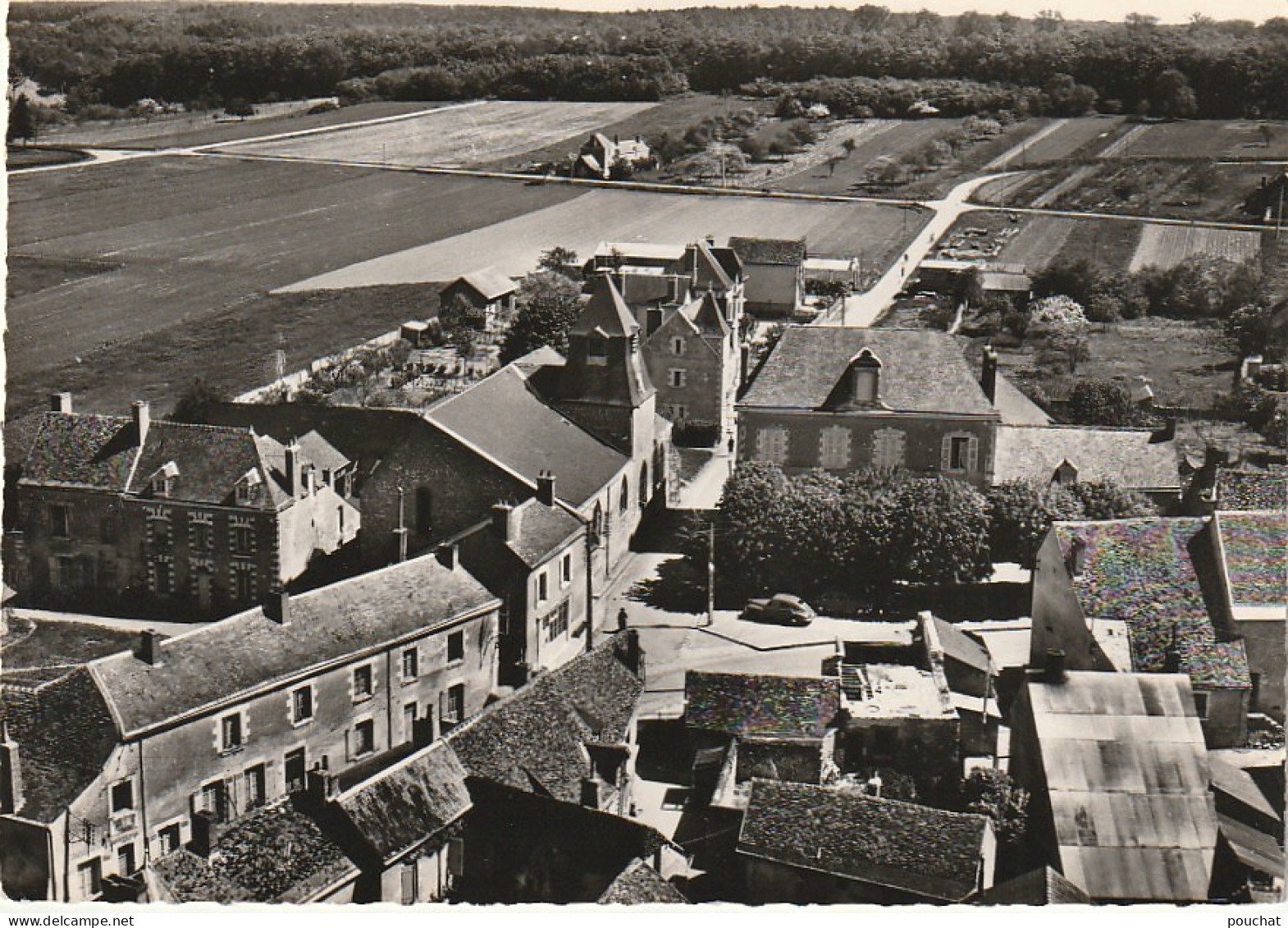 DE 26 -(41 ) CHAMBON  SUR CISSE  -  VUE GENERALE AERIENNE  -  2 SCANS - Autres & Non Classés