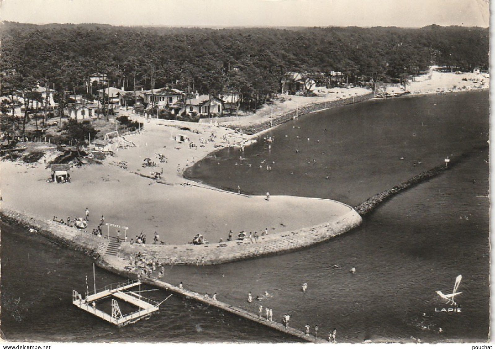 DE 19 -(40) CAPBRETON  VUE AERIENNE  -  PLAGE DU BOURRET  -  2 SCANS - Capbreton