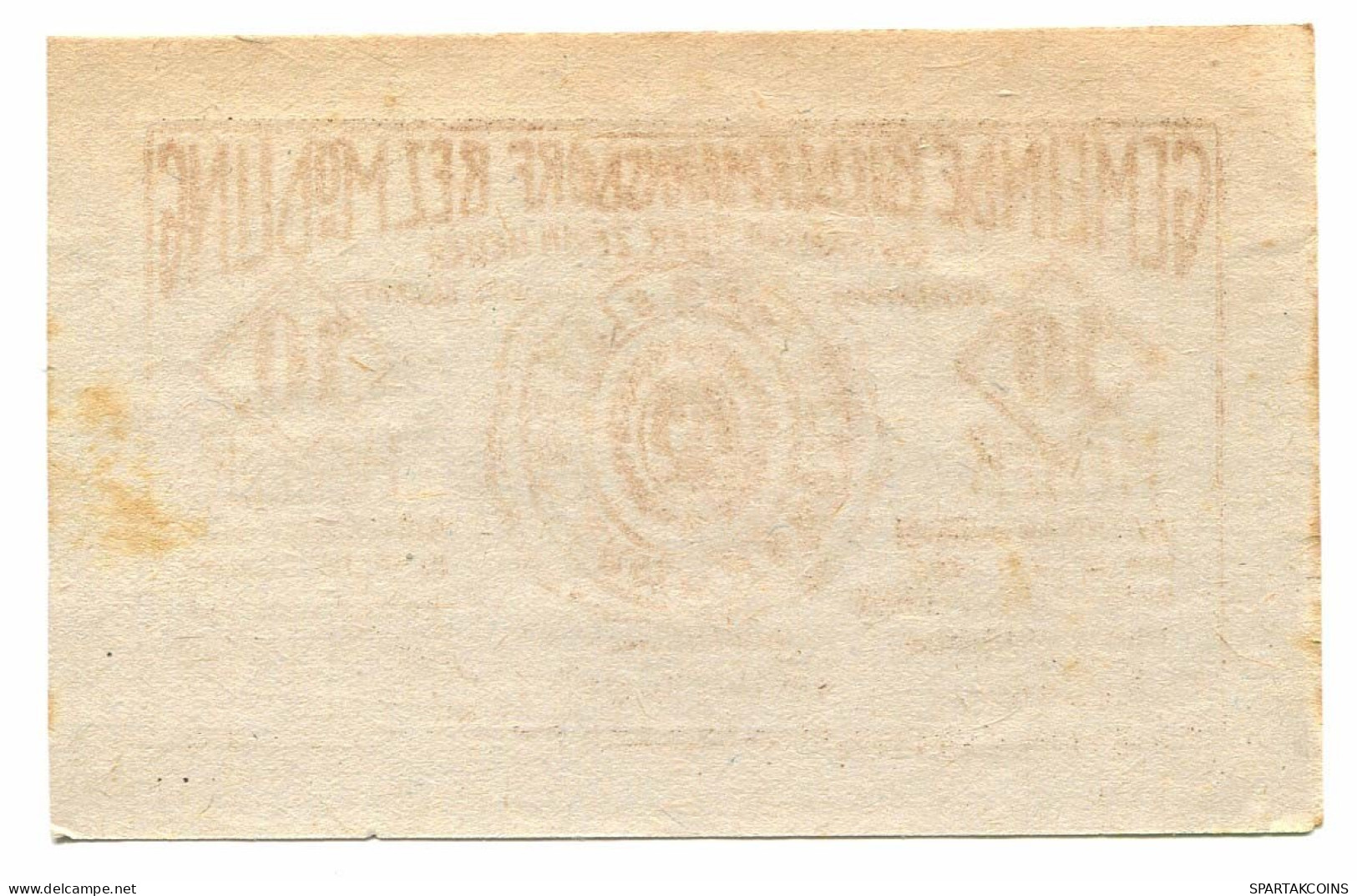 10 Heller 1920 BIEDERMANNSDORF Österreich UNC Notgeld Papiergeld Banknote #P10430 - [11] Local Banknote Issues