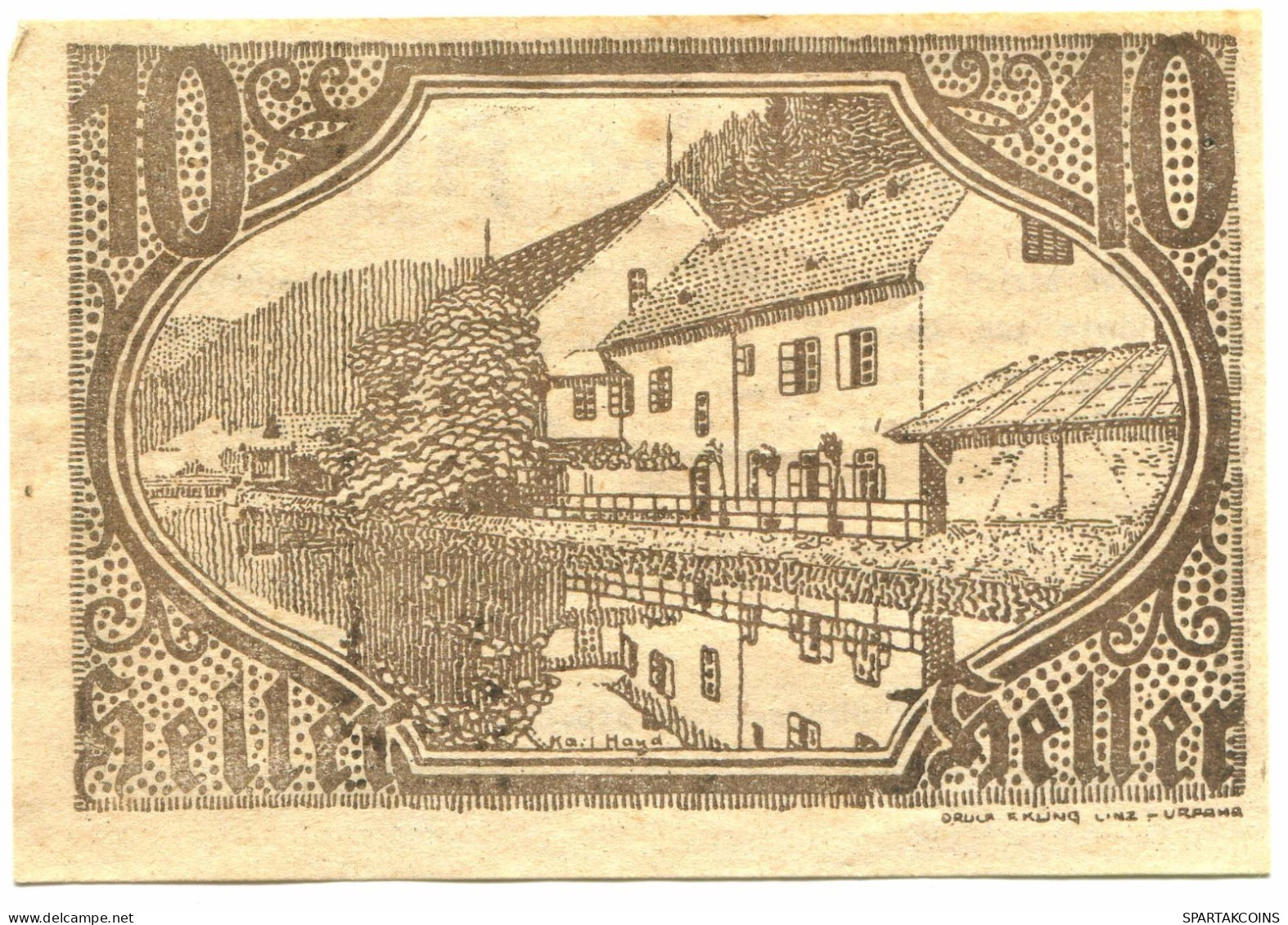 10 HELLER 1920 Altaist Österreich UNC Notgeld Papiergeld Banknote #P10243 - [11] Local Banknote Issues