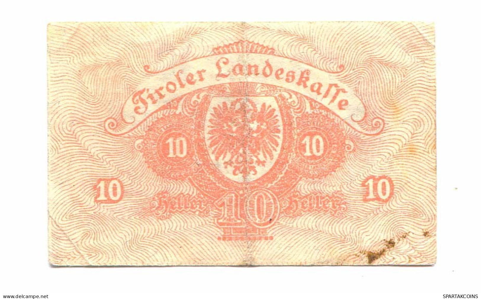 10 Heller 1919 INNSBRUCK Österreich Notgeld Papiergeld Banknote #P10623 - [11] Local Banknote Issues