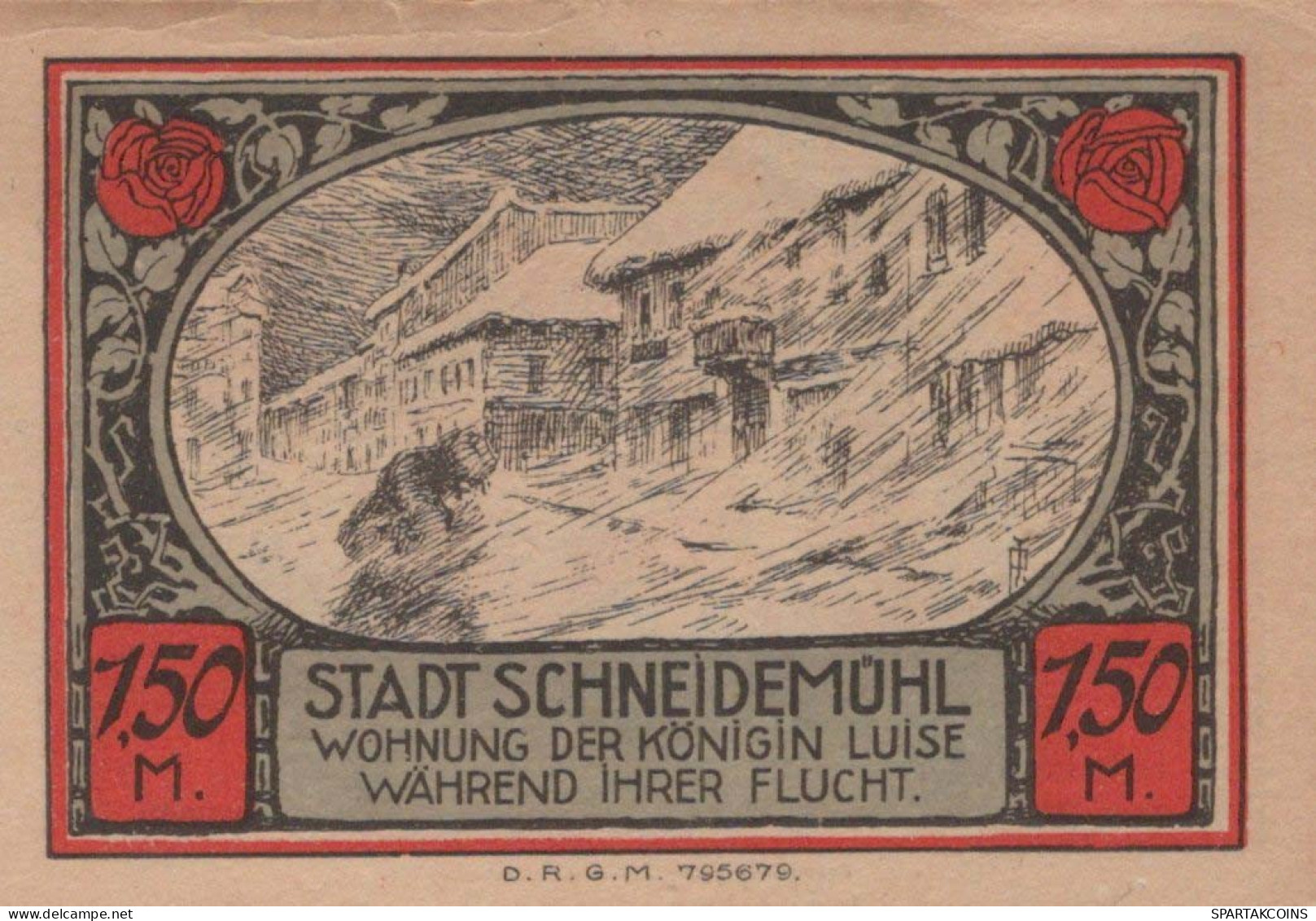 1.5 MARK 1914-1924 Stadt SCHNEIDEMÜHL Posen UNC DEUTSCHLAND Notgeld #PD337 - [11] Emissions Locales
