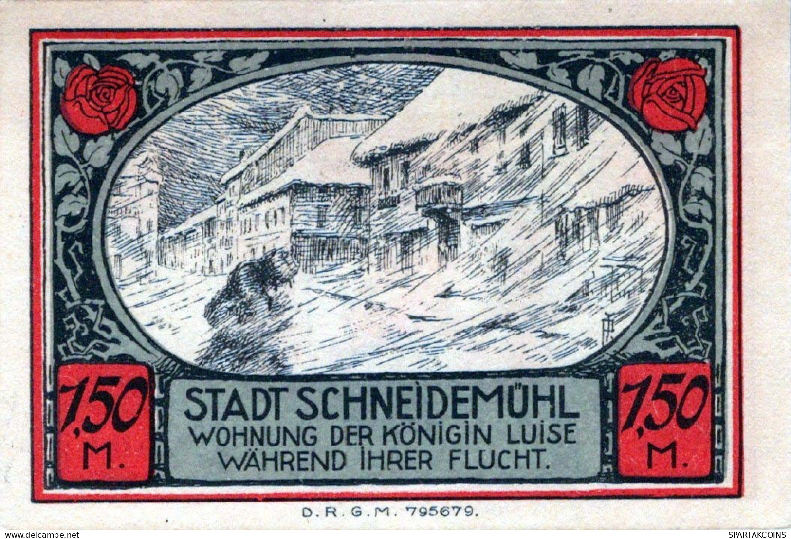 1.5 MARK 1914-1924 Stadt SCHNEIDEMÜHL Posen UNC DEUTSCHLAND Notgeld #PD318 - [11] Emissions Locales