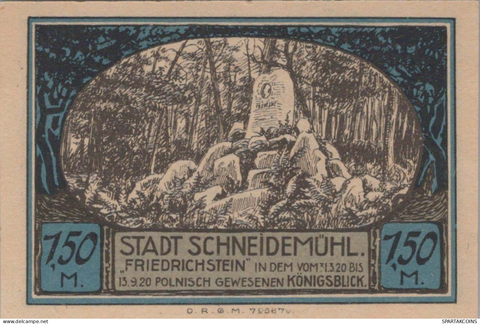 1.5 MARK 1914-1924 Stadt SCHNEIDEMÜHL Posen UNC DEUTSCHLAND Notgeld #PD308 - [11] Emissions Locales