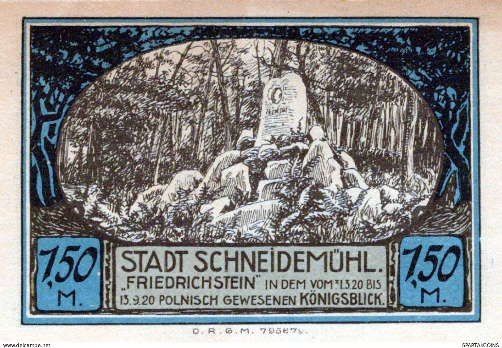 1.5 MARK 1914-1924 Stadt SCHNEIDEMÜHL Posen UNC DEUTSCHLAND Notgeld #PD313 - [11] Emissions Locales