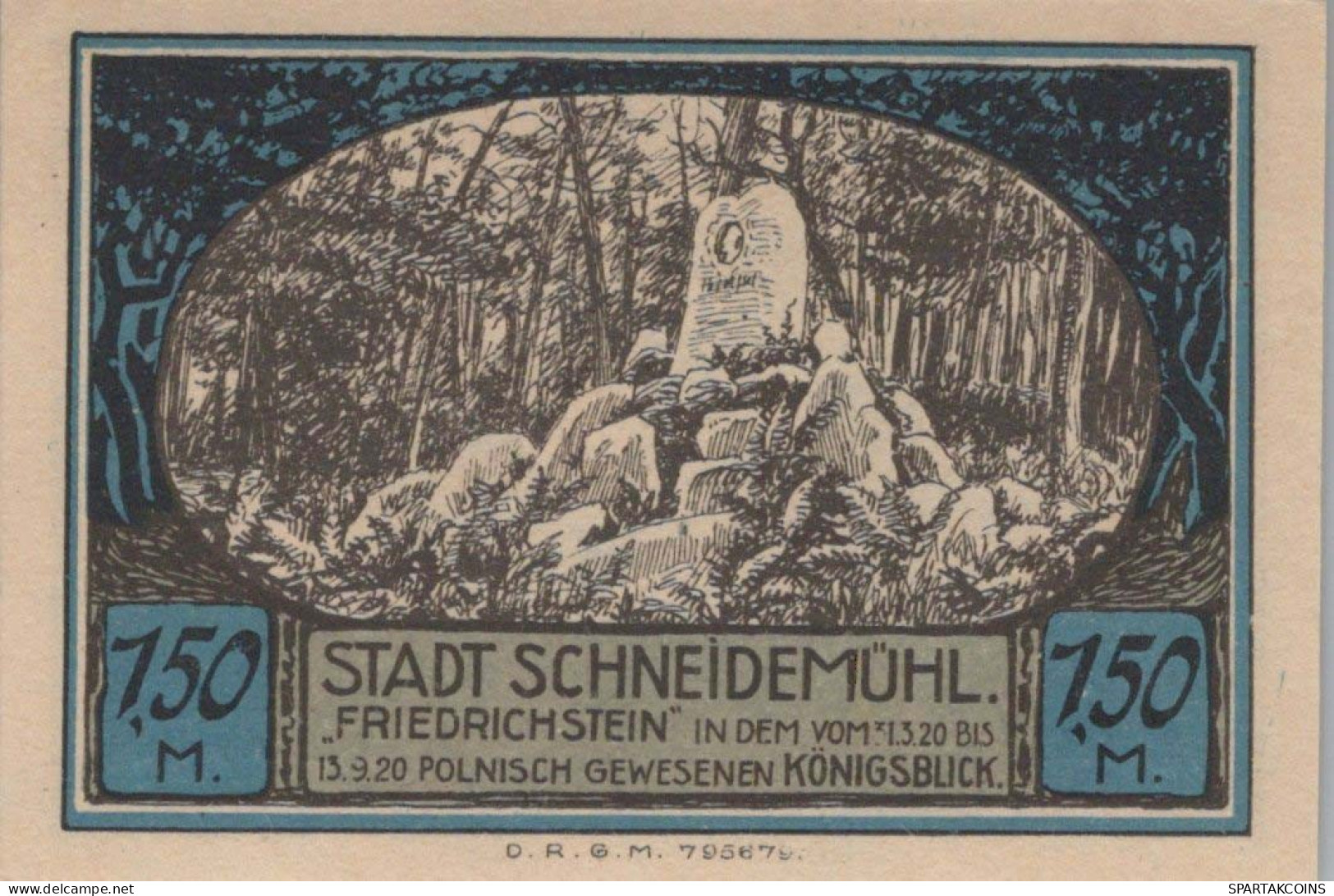 1.5 MARK 1914-1924 Stadt SCHNEIDEMÜHL Posen UNC DEUTSCHLAND Notgeld #PD300 - [11] Emissions Locales