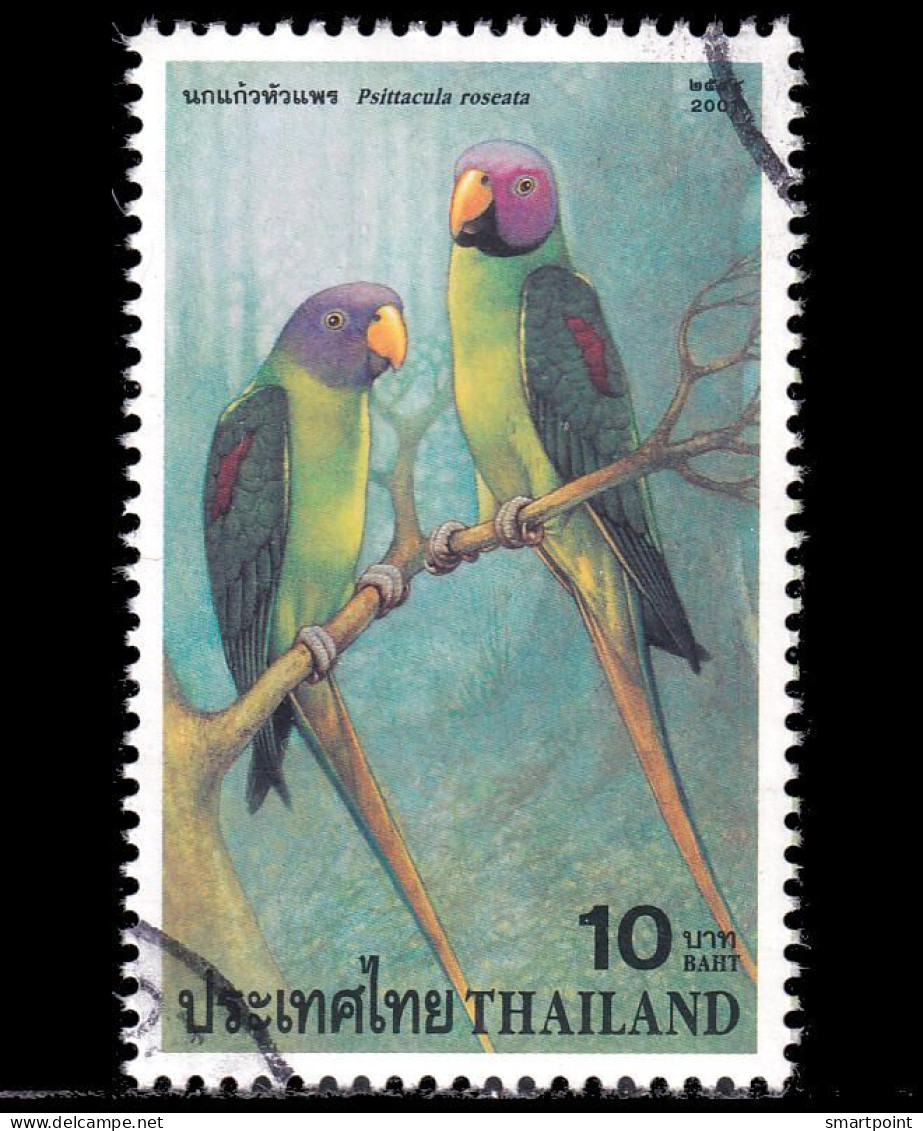 Thailand Stamp 2000 Parrots 10 Baht - Used - Thaïlande