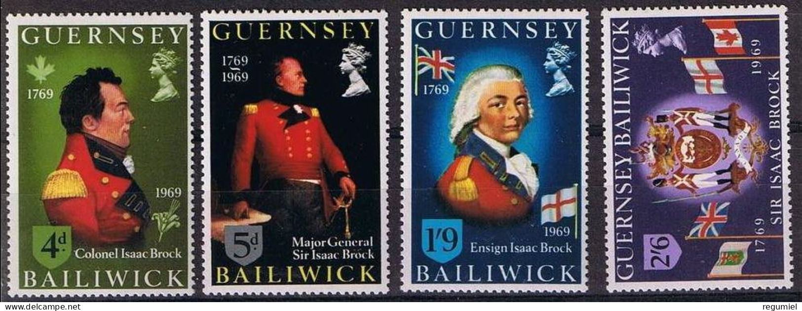 Guernsey  19/22 ** MNH. 1969 - Guernesey