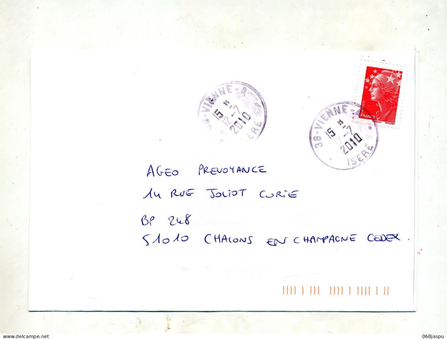 Lettre Cachet Vienne A - Manual Postmarks