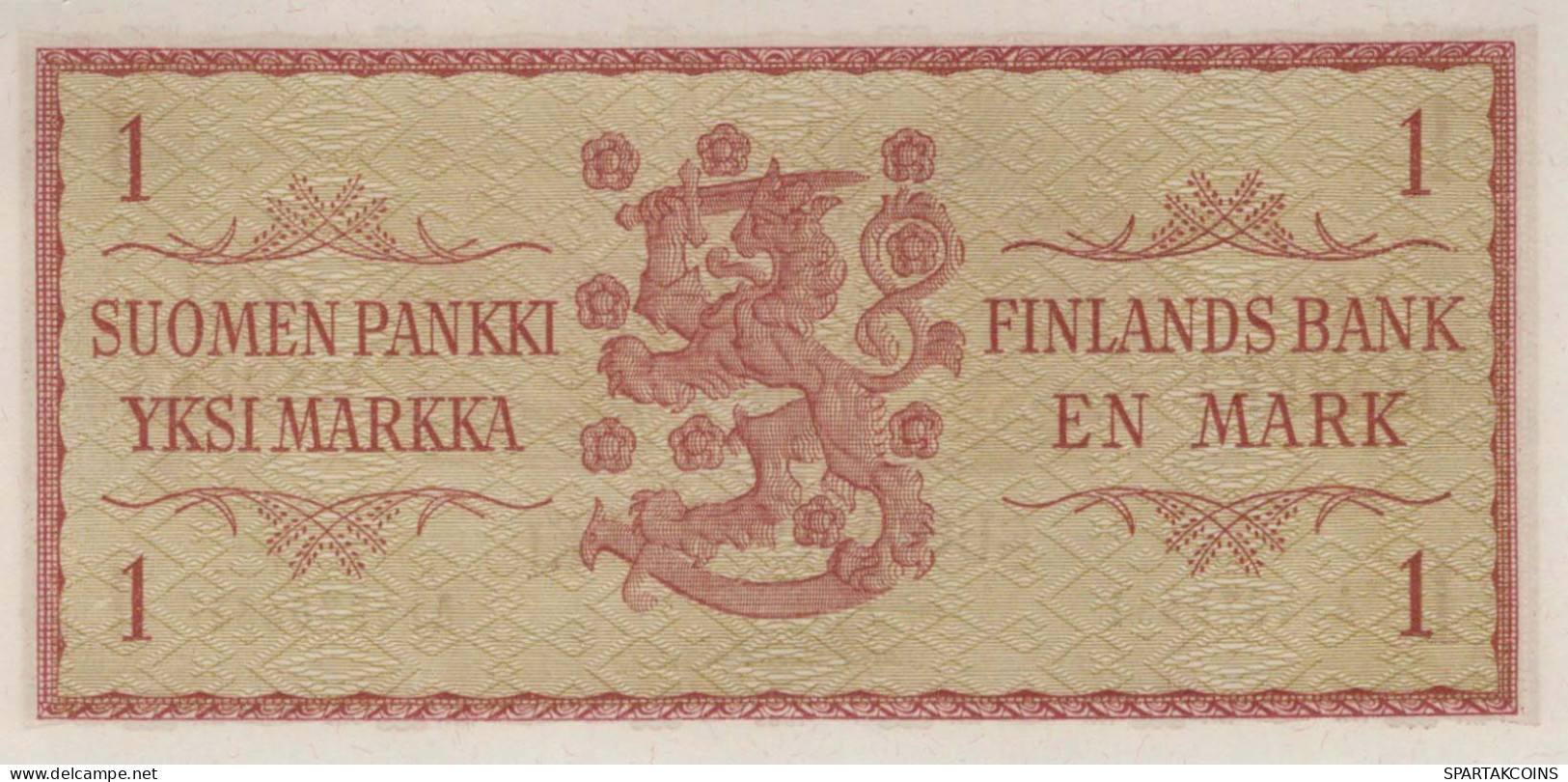 1 MARK 1963 FINLAND Papiergeld Banknote #PJ576 - [11] Local Banknote Issues