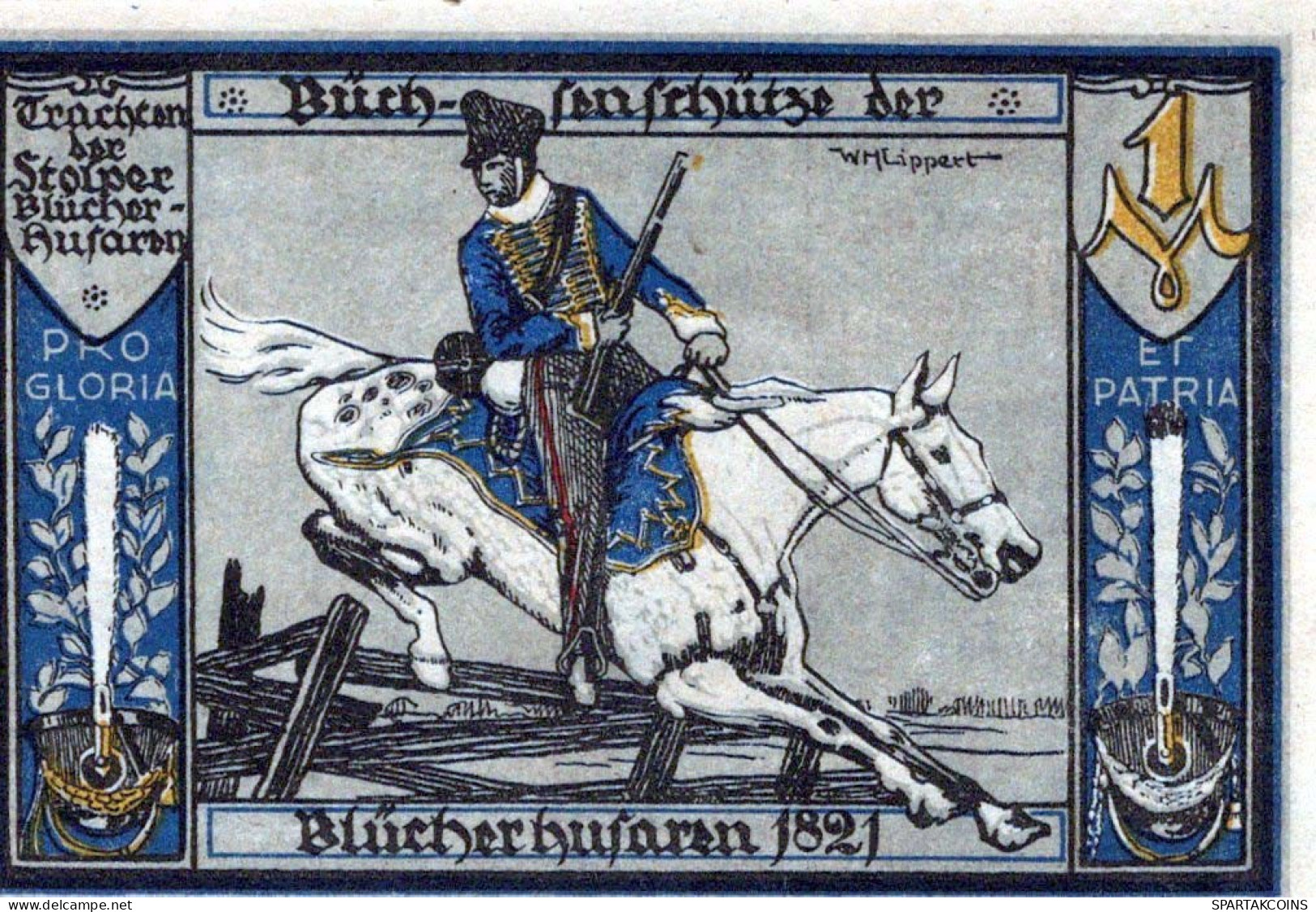 1 MARK 1922 Stadt STOLP Pomerania UNC DEUTSCHLAND Notgeld Banknote #PD362 - [11] Local Banknote Issues