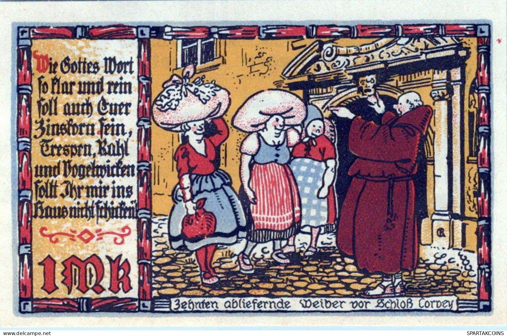1 MARK 1922 Stadt LÜCHTRINGEN Westphalia UNC DEUTSCHLAND Notgeld Banknote #PC626 - [11] Local Banknote Issues