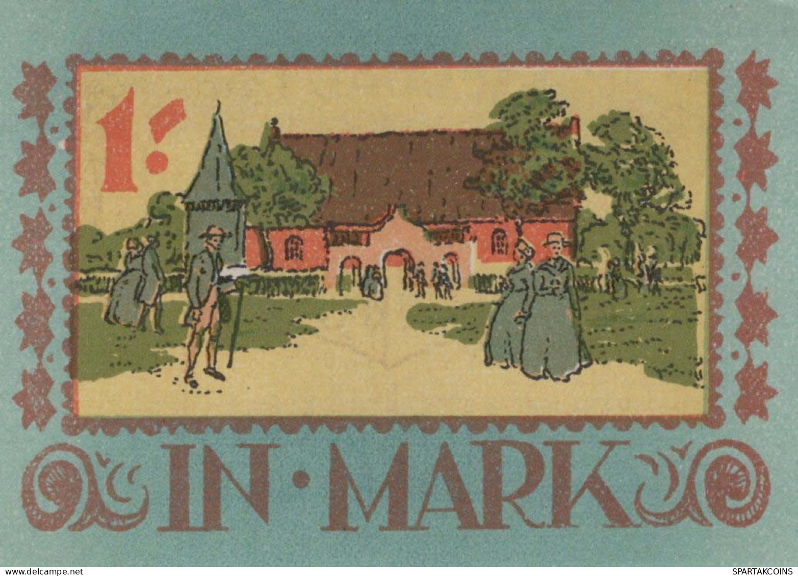 1 MARK 1922 Stadt LANGENHORN IN NORDFRIESLAND UNC DEUTSCHLAND #PB993 - [11] Local Banknote Issues
