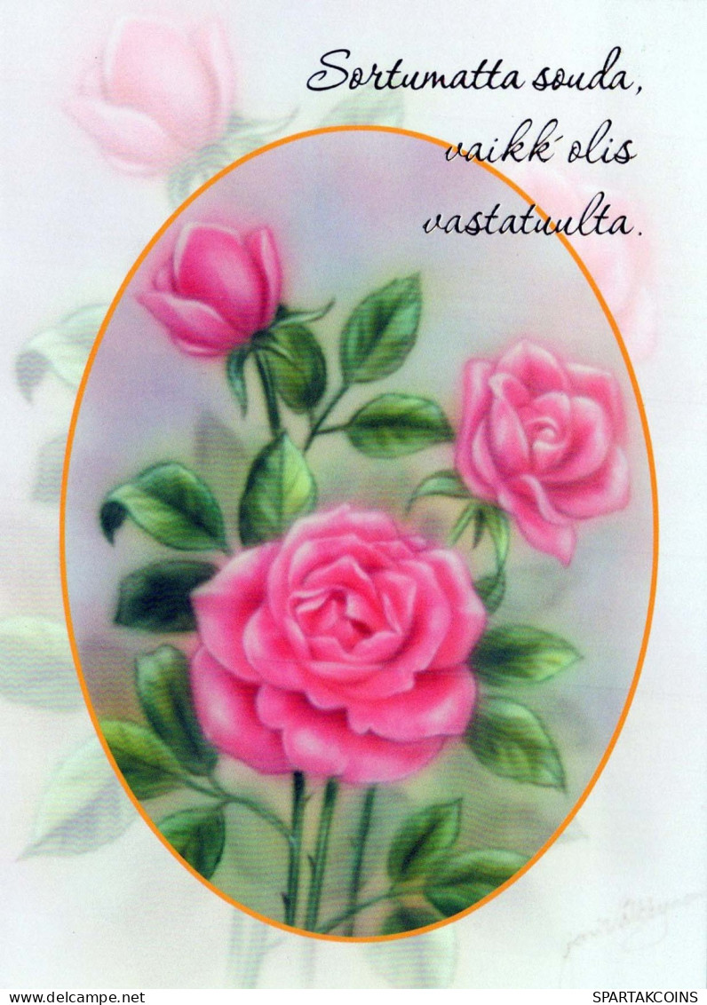 FLOWERS Vintage Postcard CPSM #PAR846.GB - Flowers
