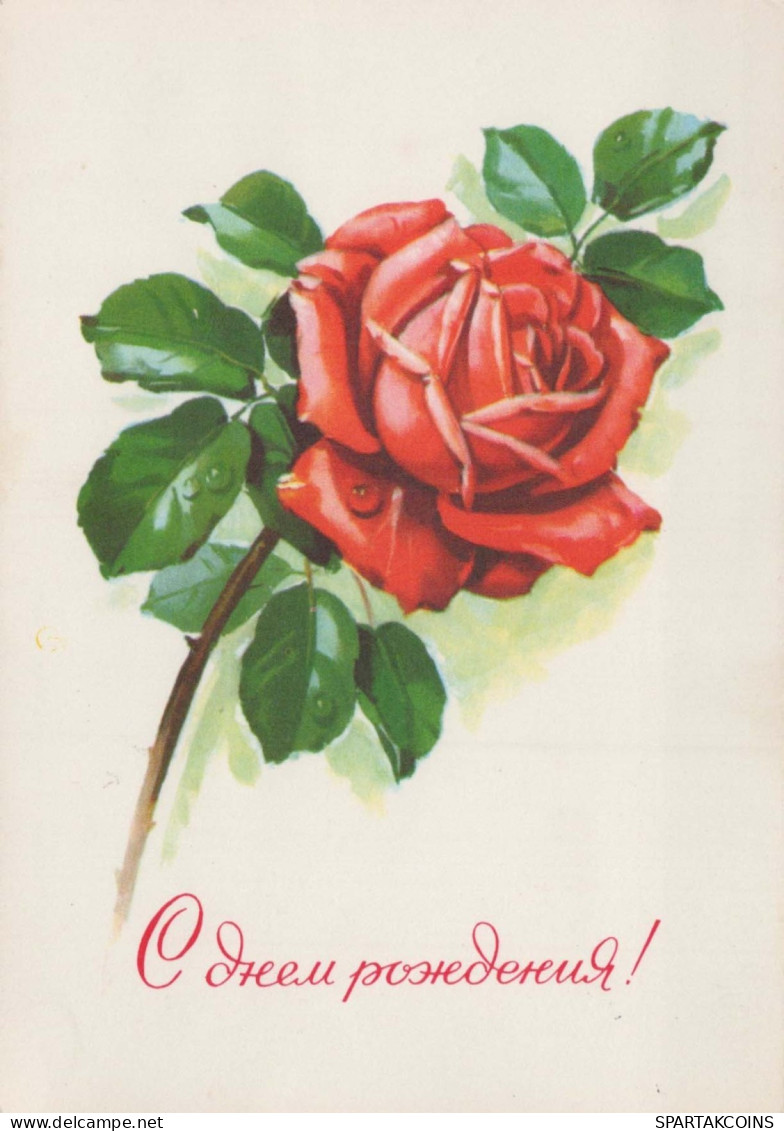 FLOWERS Vintage Postcard CPSM #PAR726.GB - Flowers