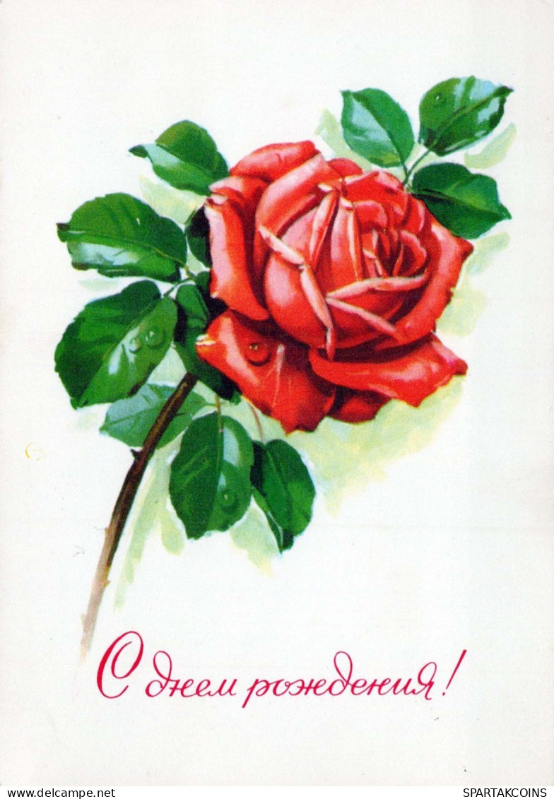 FLOWERS Vintage Postcard CPSM #PAR726.GB - Flowers