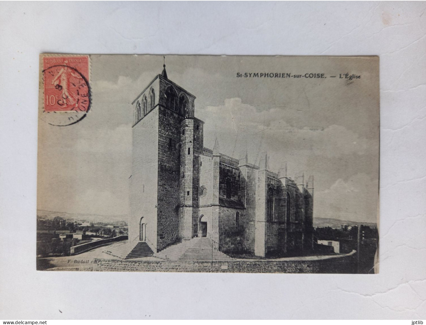 CPA Carte Postale / 69 Rhône, St Ou Saint-Symphorien-sur-Coise / F. Badoil, édit. / L'Église. - Saint-Symphorien-sur-Coise