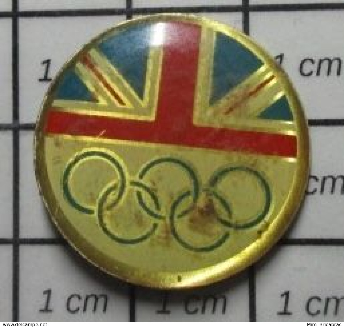 3517 Pin's Pins / Beau Et Rare / JEUX OLYMPIQUES / COMITE OLYMPIQUE ROYAUME UNI - Juegos Olímpicos