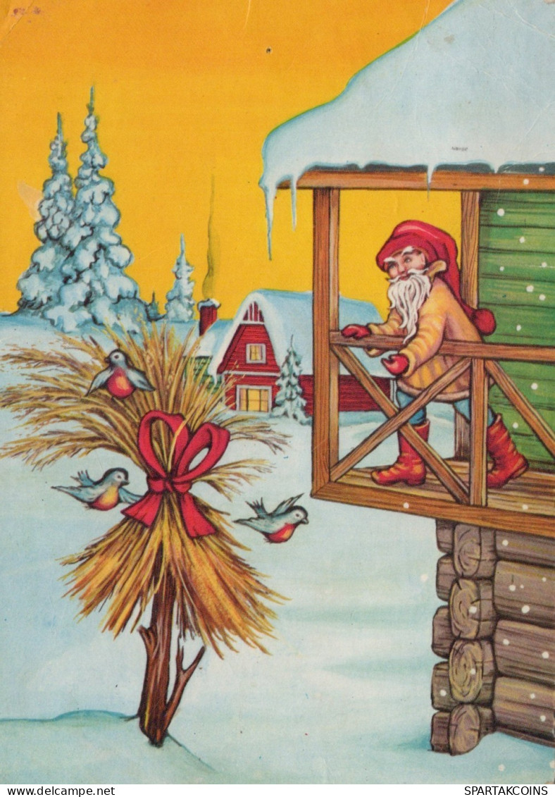 SANTA CLAUS CHRISTMAS Holidays Vintage Postcard CPSM #PAK434.GB - Santa Claus