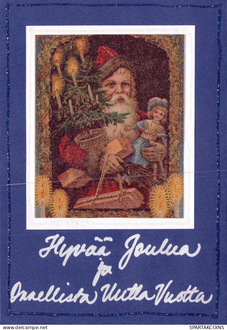 SANTA CLAUS CHRISTMAS Holidays Vintage Postcard CPSM #PAK830.GB - Santa Claus