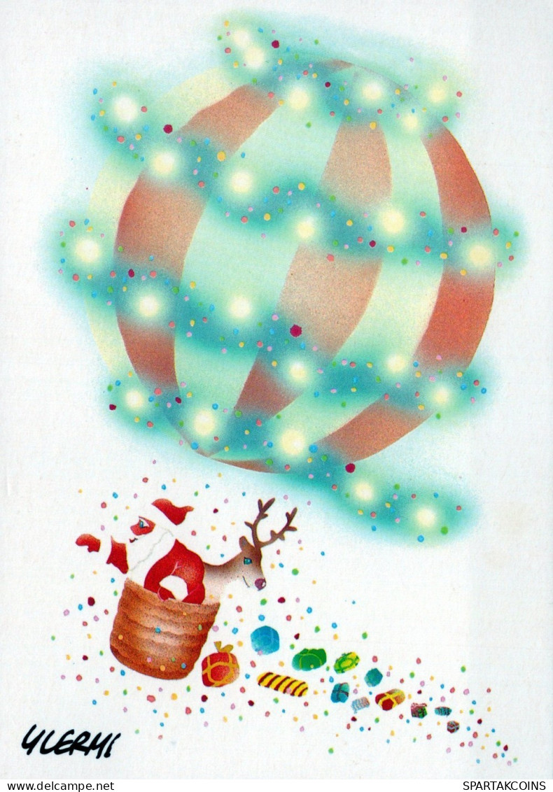 SANTA CLAUS CHRISTMAS Holidays Vintage Postcard CPSM #PAJ931.GB - Santa Claus