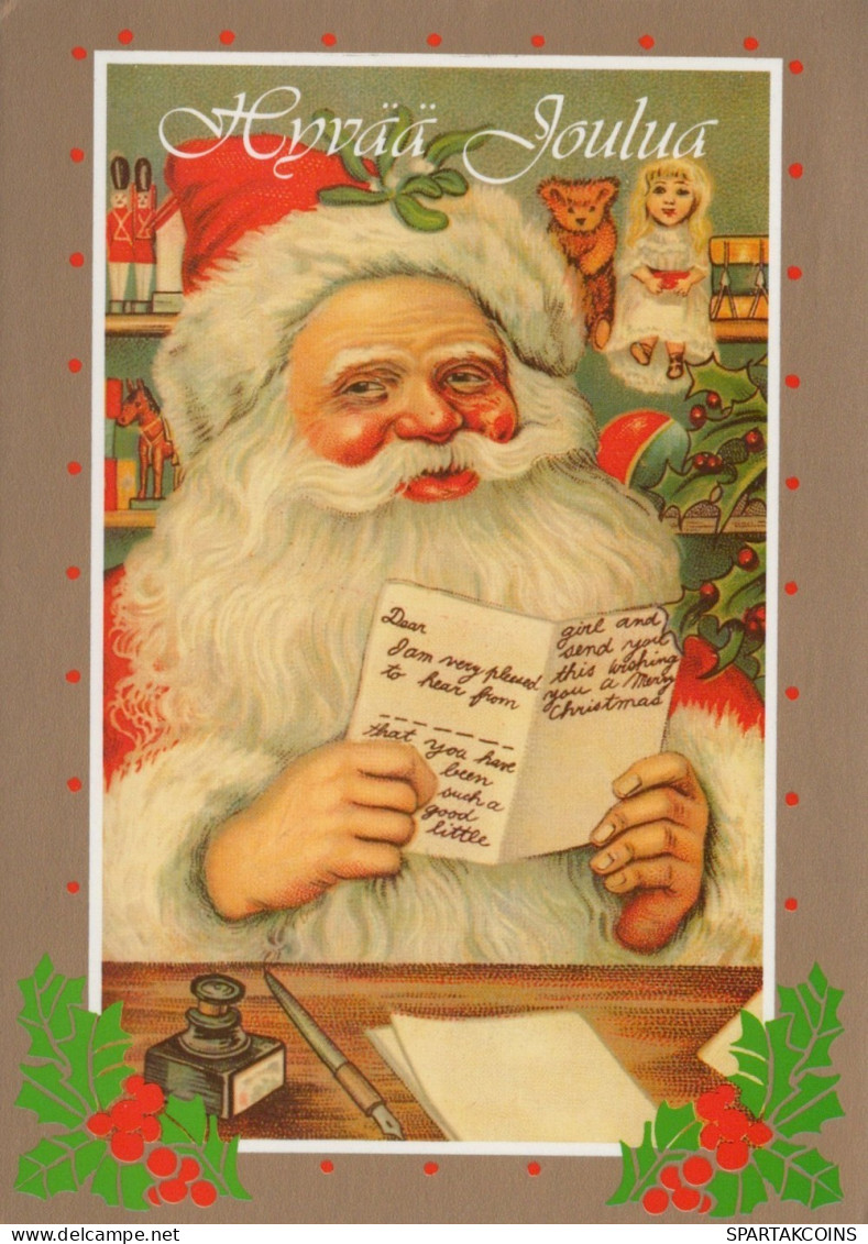 SANTA CLAUS CHRISTMAS Holidays Vintage Postcard CPSM #PAJ860.GB - Santa Claus
