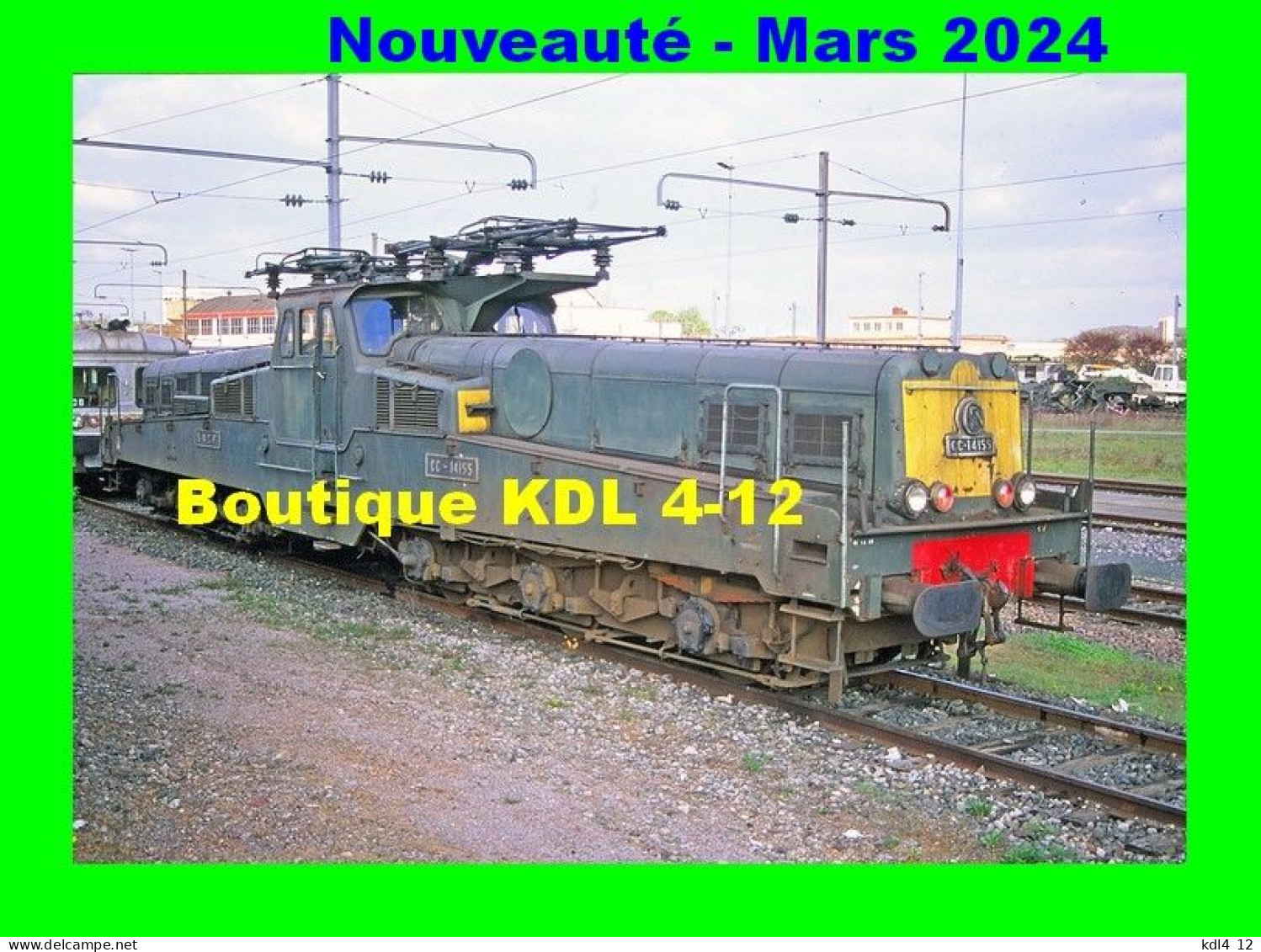 CFNEF 012 - Loco CC 14155 Au Dépôt - THIONVILLE - Moselle - SNCF - Materiaal