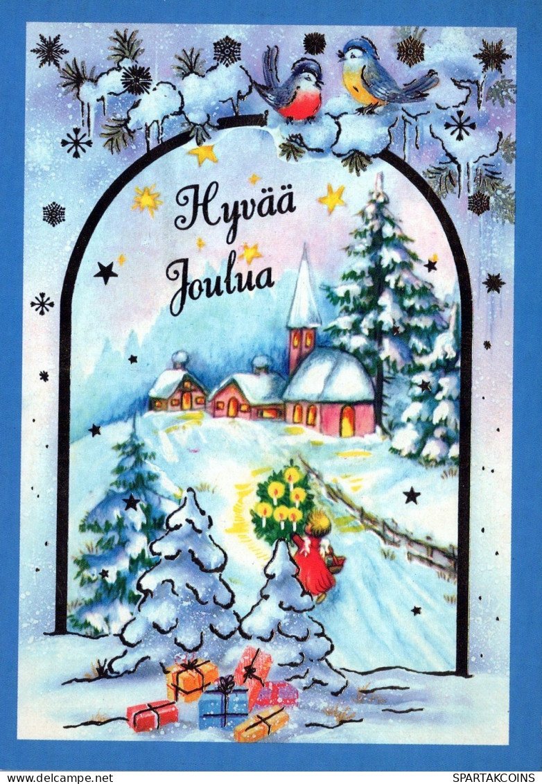 ANGEL CHRISTMAS Holidays Vintage Postcard CPSM #PAJ261.GB - Engel