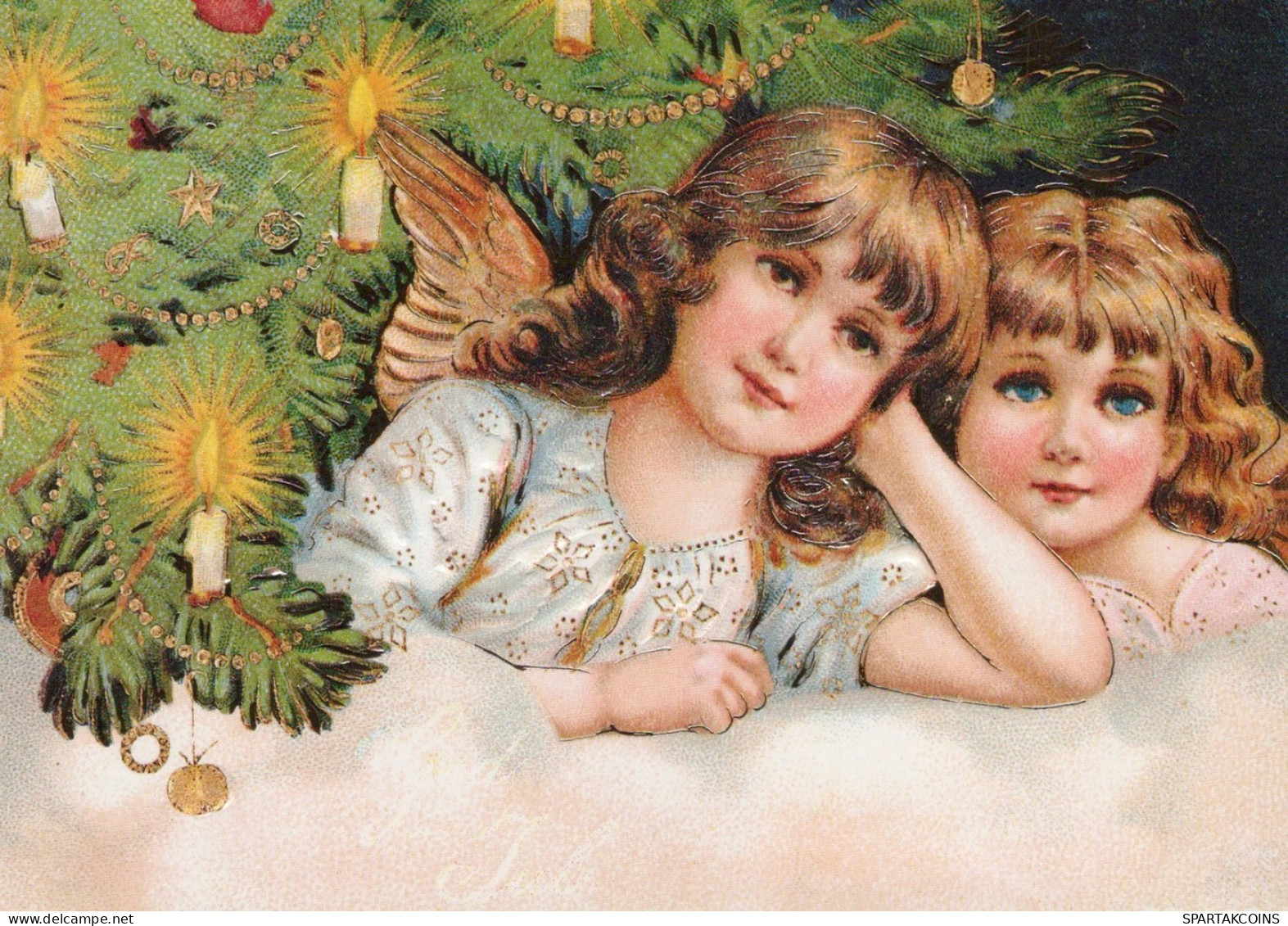 ANGEL CHRISTMAS Holidays Vintage Postcard CPSM #PAH506.GB - Engel