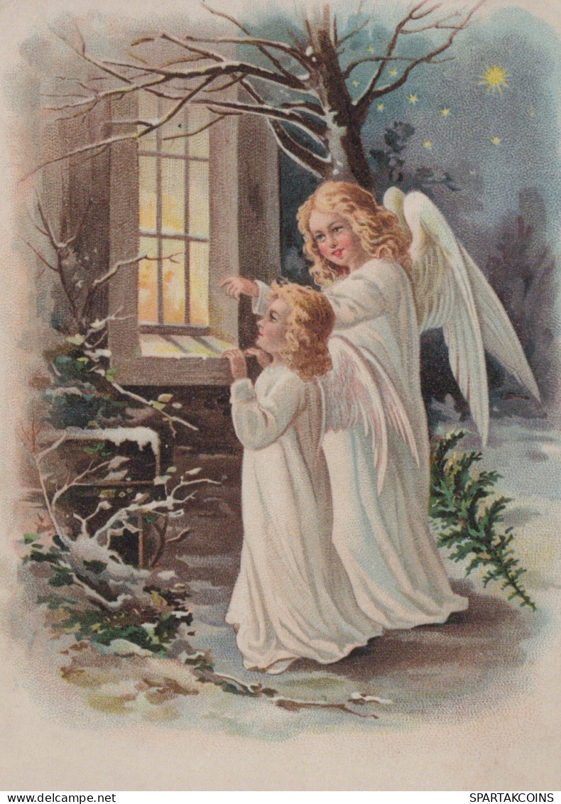 ANGEL CHRISTMAS Holidays Vintage Postcard CPSM #PAH937.GB - Engel