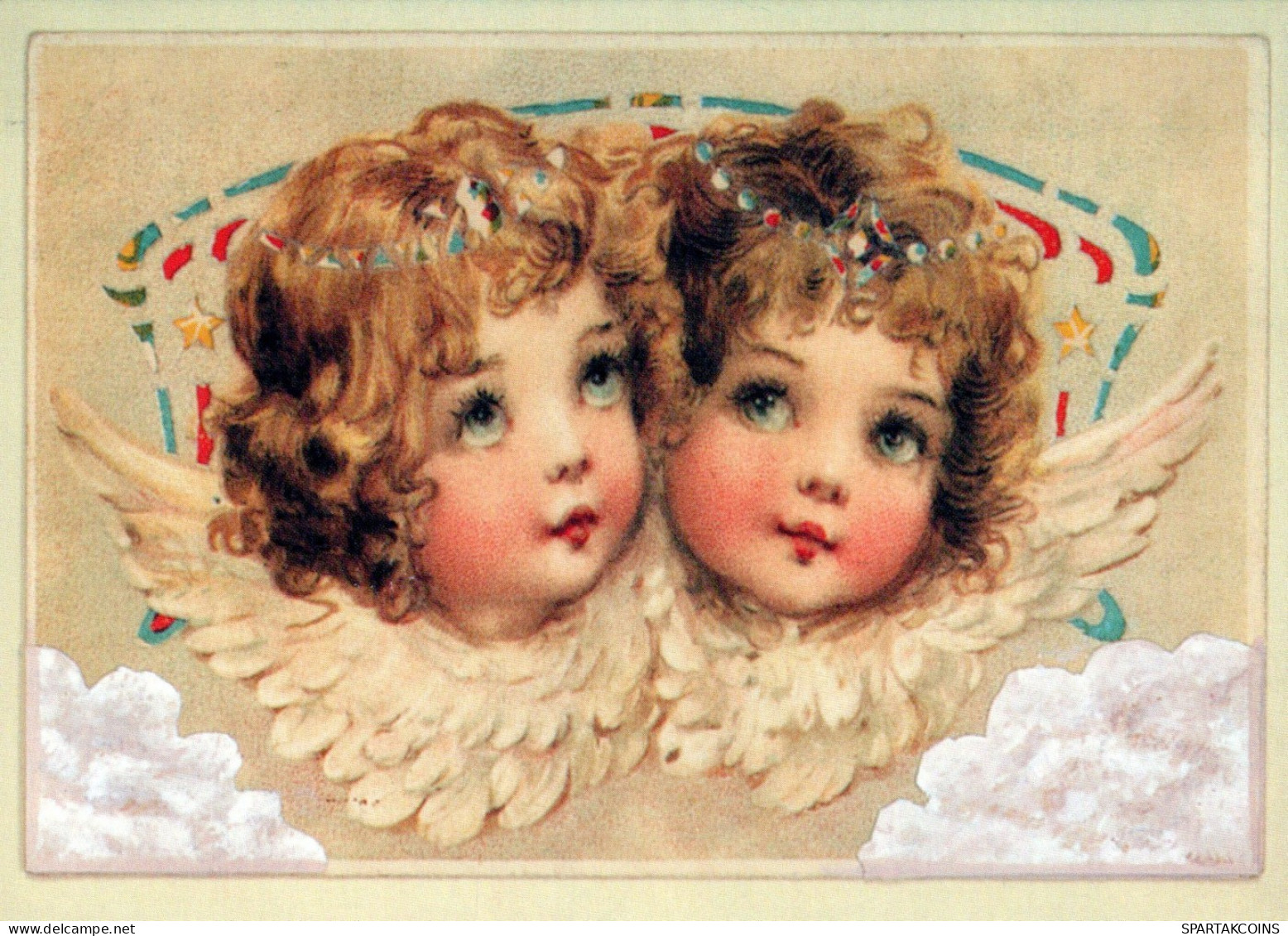 ANGEL CHRISTMAS Holidays Vintage Postcard CPSM #PAH056.GB - Anges