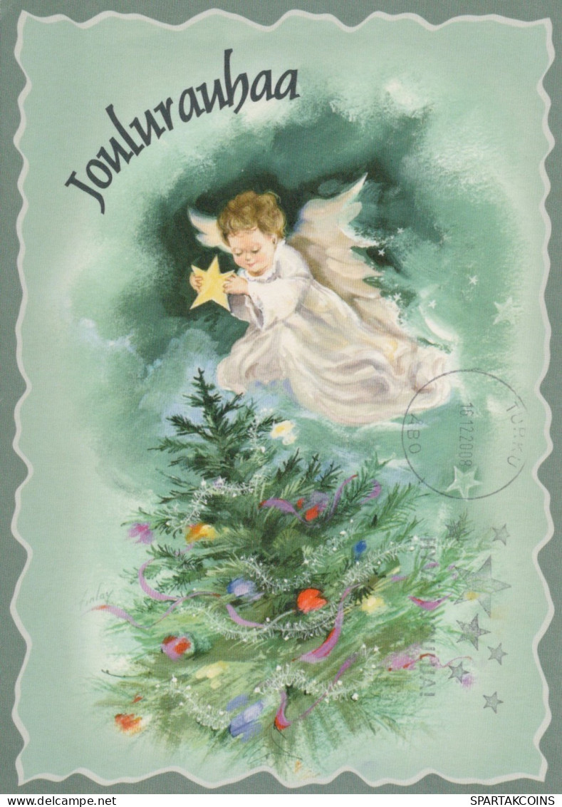 ANGEL CHRISTMAS Holidays Vintage Postcard CPSM #PAH687.GB - Engel