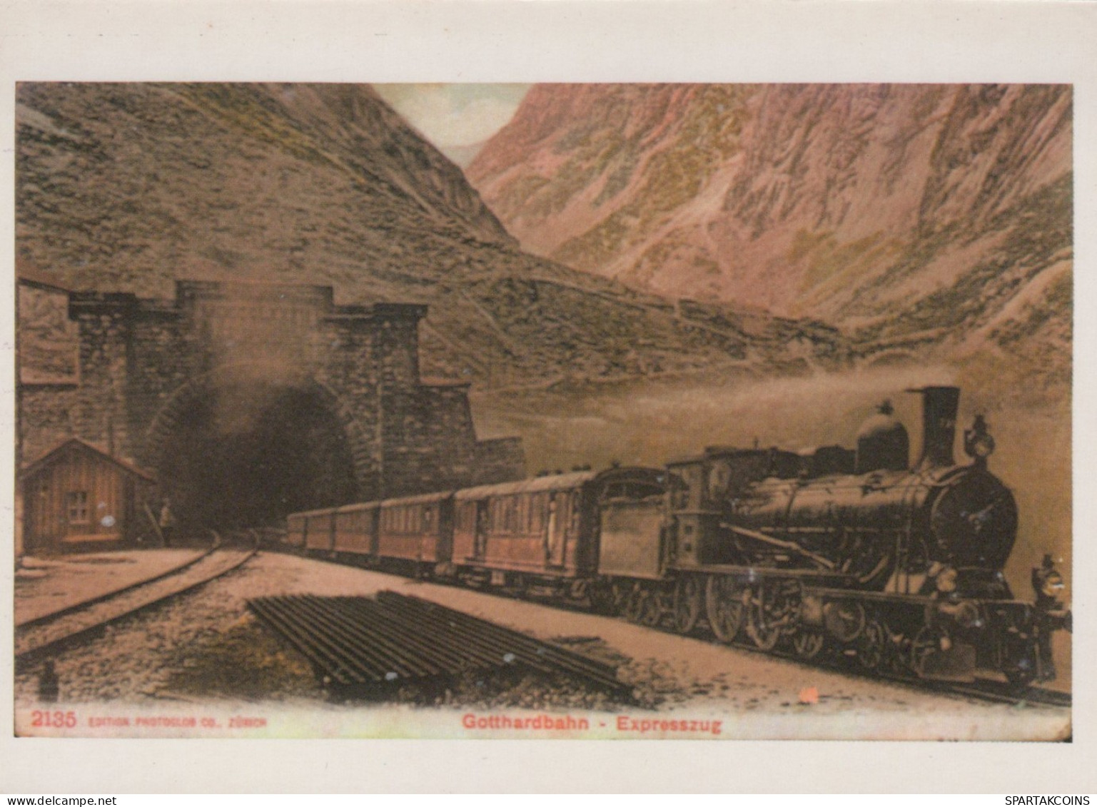 TRAIN RAILWAY Transport Vintage Postcard CPSM #PAA807.GB - Trenes