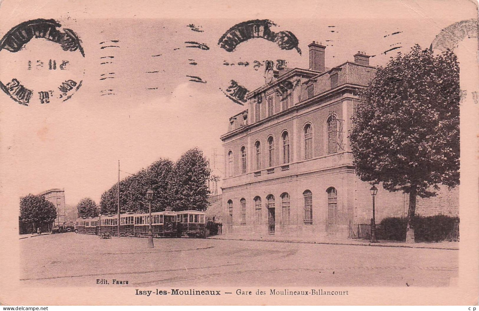 Issy Les Moulineaux - Gare  Des Moulineaux  -Tramway -   CPA °J - Issy Les Moulineaux