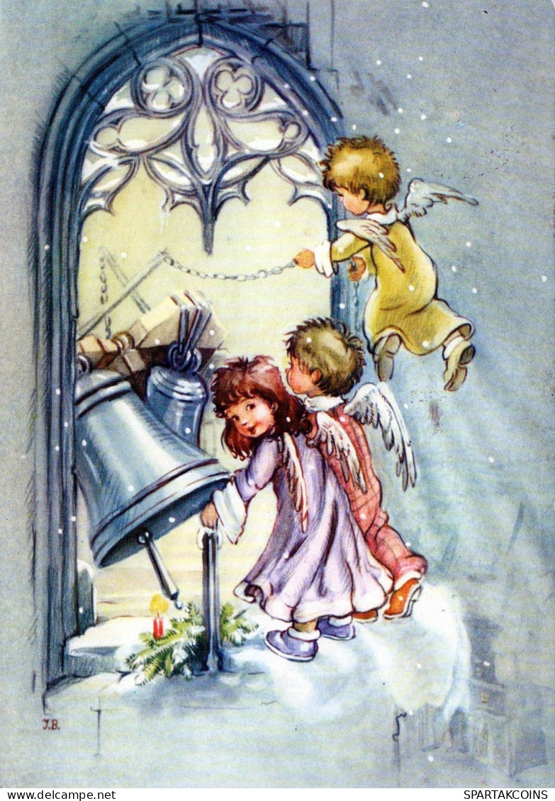 ANGEL CHRISTMAS Holidays Vintage Postcard CPSM #PAG933.GB - Anges