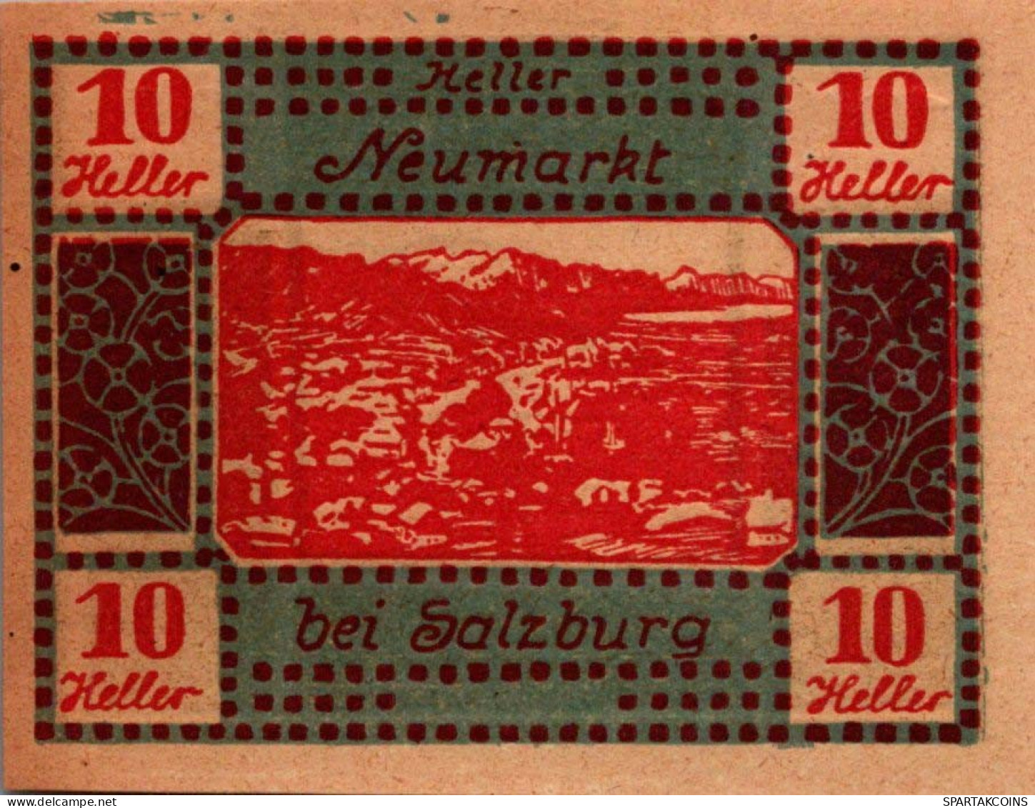 10 HELLER 1920 Stadt NEUMARKT BEI SALZBURG Salzburg Österreich Notgeld #PE241 - [11] Emisiones Locales