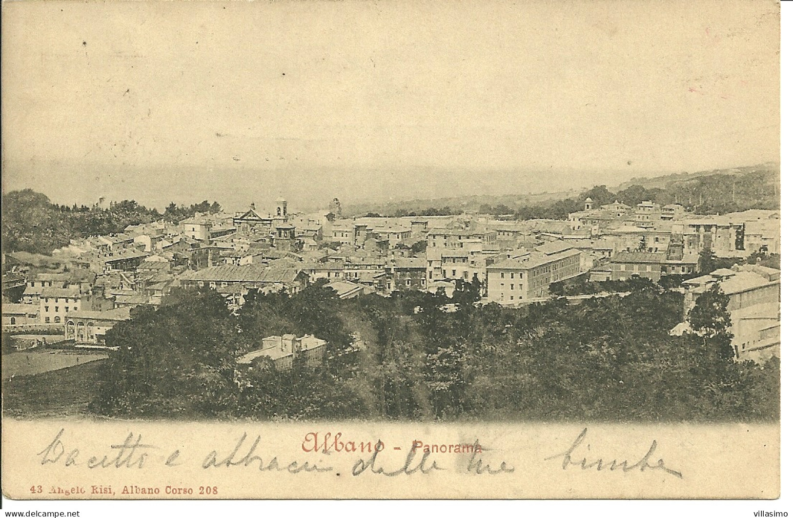 ROMA - ALBANO, PANORAMA - VG. 1903 - Multi-vues, Vues Panoramiques