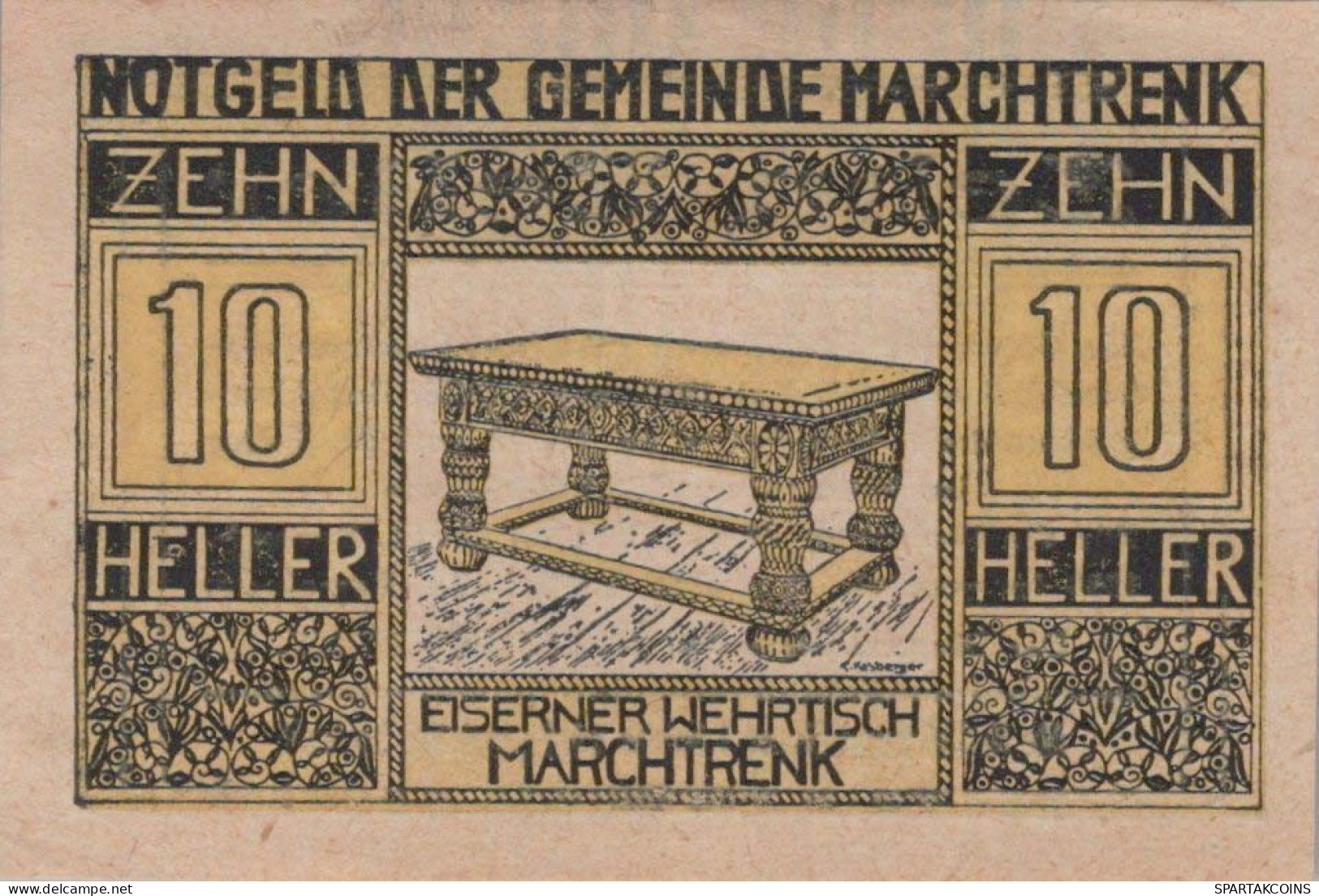 10 HELLER 1920 Stadt MARCHTRENK Oberösterreich Österreich Notgeld #PD798 - [11] Emissions Locales