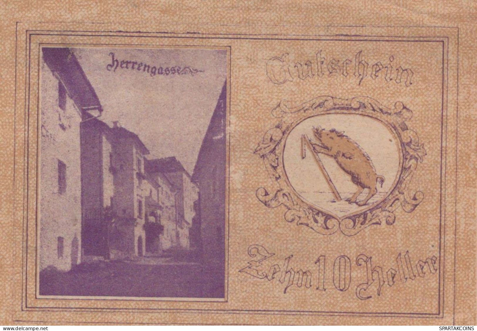 10 HELLER 1920 Stadt KREMSMÜNSTER Oberösterreich Österreich Notgeld #PD738 - [11] Emissions Locales